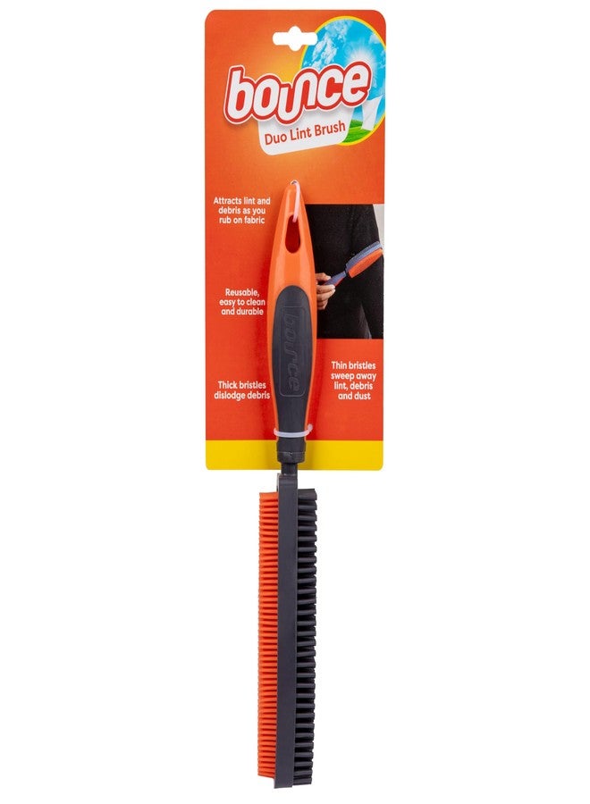 باونس فرشاة باونس المزدوجة لإزالة الوبر والغبار، شعيرات مطاطية مزدوجة الجوانب، قابلة لإعادة الاستخدام وسهلة التنظيف - Image 1